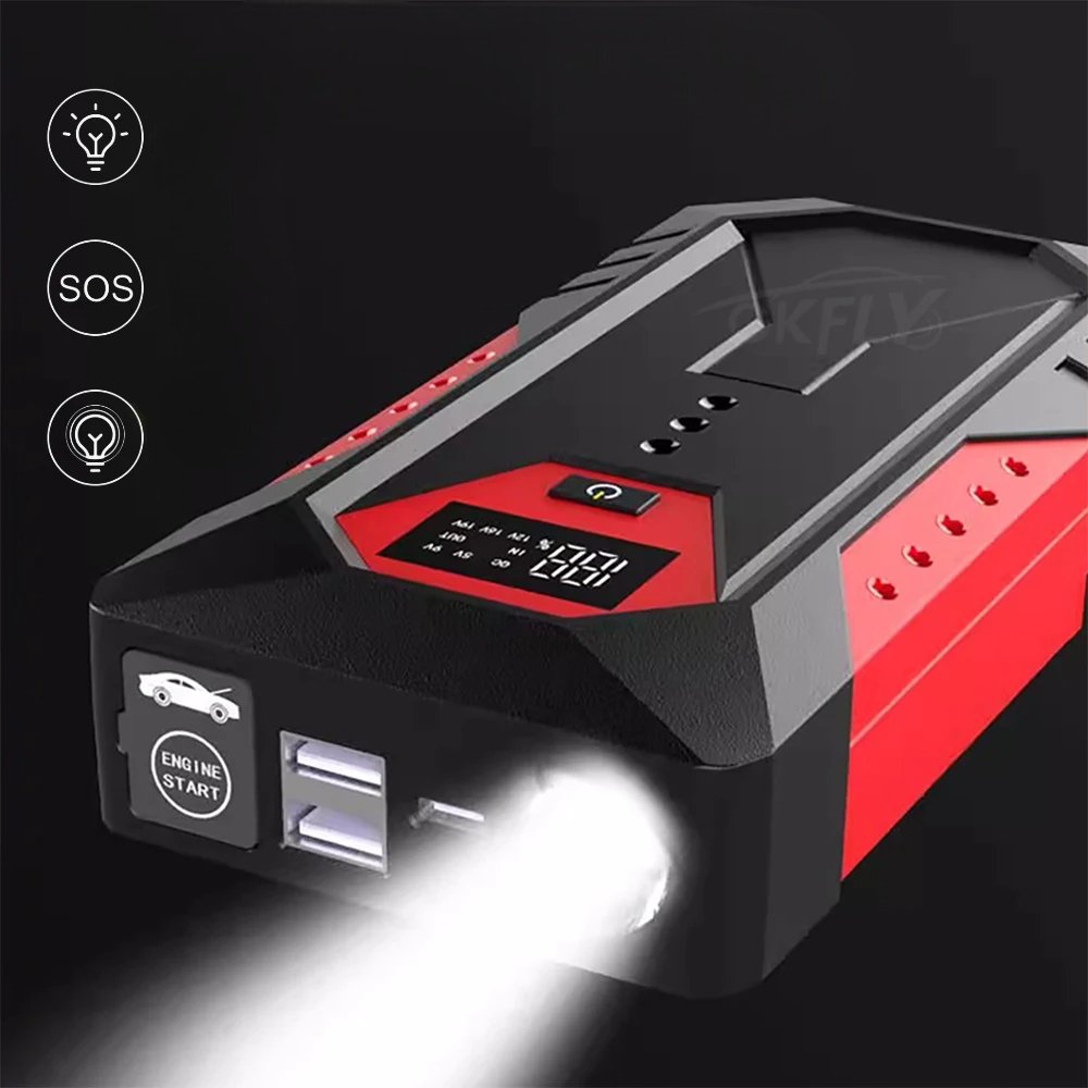 Démarreur Voiture - CarJumpStarter™ - Noir - AUTO - SOIN